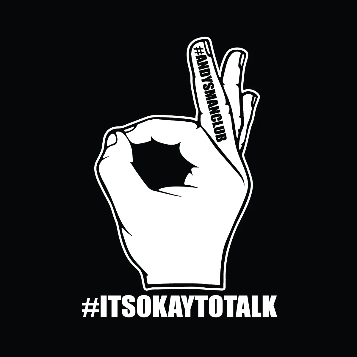 Andy’s Man Club #ITSOKAYTOTALK logo