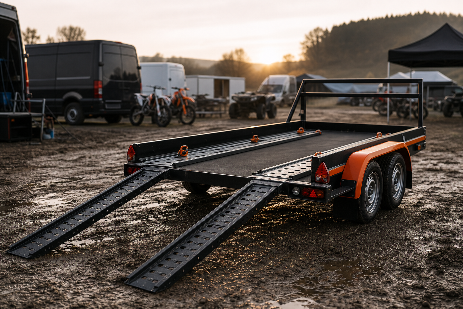 Saved twin bike trailer listing